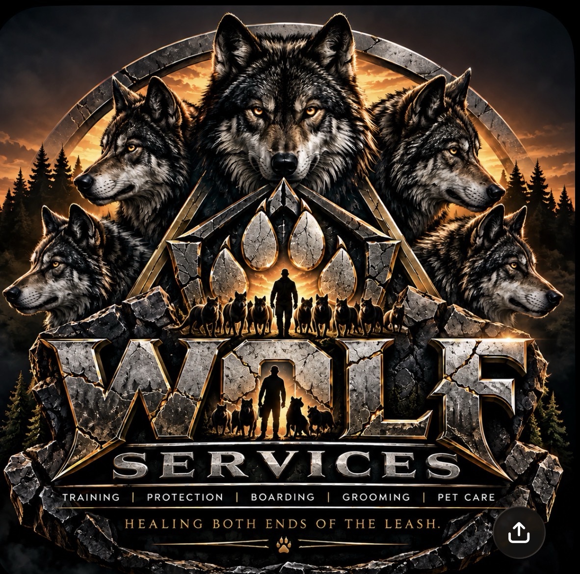 Wolf Services logo